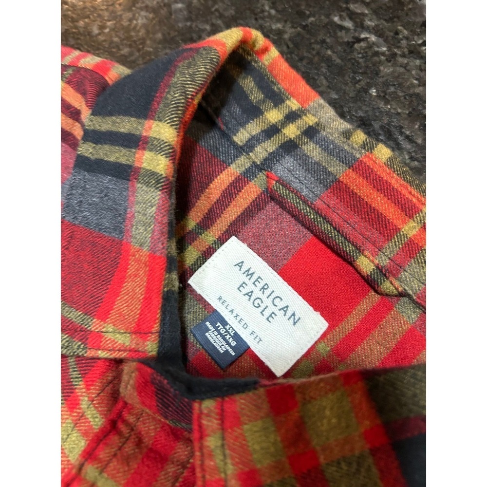 #46 American Eagle XXL Men's Flannel Shirt